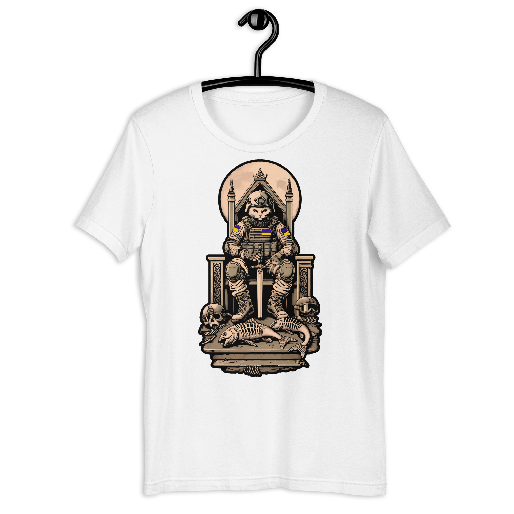 Military cat T-shirt